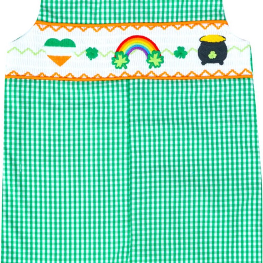 Patrick Boys Clover Lucky Smocked Shortall